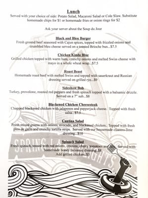 Menu photo 5 Capsized Cafe Spring Lake, NJ