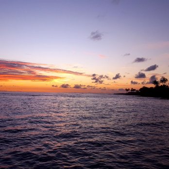 Lawa'i Beach - Clouds make the sunset better. No filter needed. - Beaches Near Me - Koloa, Hawaii