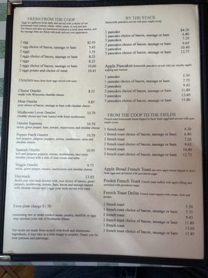 Menu photo 3 Whispering Orchards Cleveland, WI