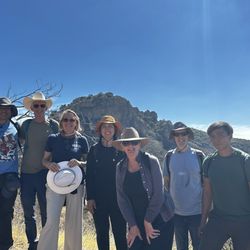 Habla Hispana - Hiking above town.