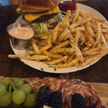 Newhall Refinery - Burger and fries - New American Near Me - Santa Clarita, California