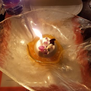 Hideout - Lit up one of their desserts in place of a cake this year. Beautiful minus the calories lolz. On the side there put juicy bobas~ - Bars Near Me - Honolulu, Hawaii Hideout - Lit up one of their desserts in place of a cake this year. Beautiful minus the calories lolz. On the side there put juicy bobas~ - Bars Near Me - Honolulu, Hawaii