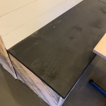 Olive Or Twist - Seat bench in question with NON DRY BLACK PAINT - New American Near Me - Baton Rouge, Louisiana Olive Or Twist - Seat bench in question with NON DRY BLACK PAINT - New American Near Me - Baton Rouge, Louisiana