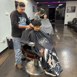 Son's haircut. Amazing Service. Angel is extremely professional.