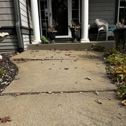Expert Concrete Raising - Sidewalk-BEFORE