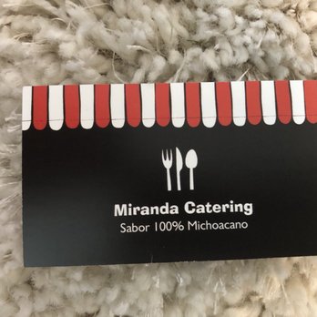 Miranda Catering Sabor Michoacan - Business card front - Food Trucks Near Me - Lathrop, California Miranda Catering Sabor Michoacan - Business card front - Food Trucks Near Me - Lathrop, California
