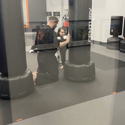 My daughter landing a devastating front kick like Xiaonan on fight night 168
