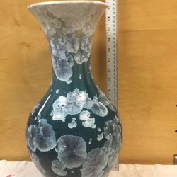 Uwharrie Crystalline Pottery - Beautiful Crystalline Vase