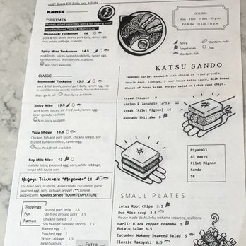 Momonoki - Menu 9/8/18 - Cafes Near Me - Atlanta, Georgia Momonoki - Menu 9/8/18 - Cafes Near Me - Atlanta, Georgia