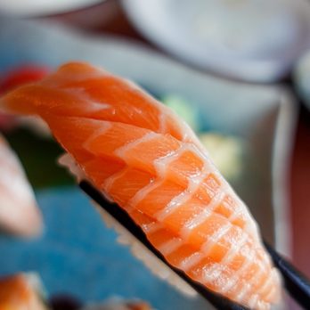 Moon Tree Sushi And Tapas - Salmon nigiri- so fresh! ~ @seattle.food.diva - Sushi Bars Near Me - Seattle, Washington