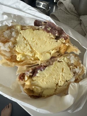 Bad-Ass Breakfast Burritos by null