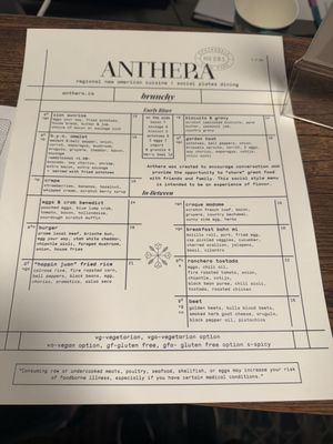 Menu photo 3 Anthera Springdale, UT