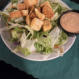 Old school salad with thick and delicious thousand island dressing. Old school salad with thick and delicious thousand island dressing.