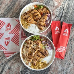 2 chicken combos with 1 protein and seven toppings each 2 chicken combos with 1 protein and seven toppings each