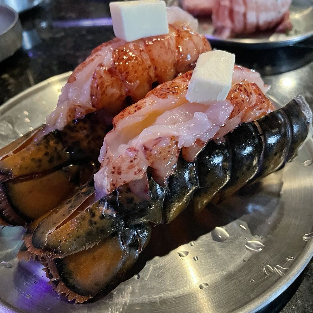 Q K-BBQ - Lobster Tail (TikTok: @justandyvu) - Barbeque Near Me - Buena Park, California