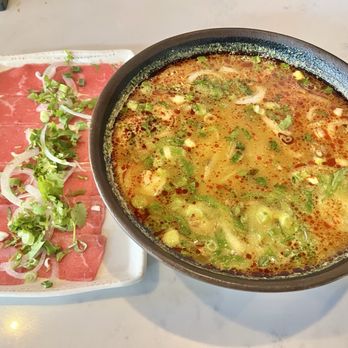 Pho & Bar - I got the rare beef on the side instead of in the broth. Looks so pretty! - Vietnamese Near Me - Denver, Colorado Pho & Bar - I got the rare beef on the side instead of in the broth. Looks so pretty! - Vietnamese Near Me - Denver, Colorado