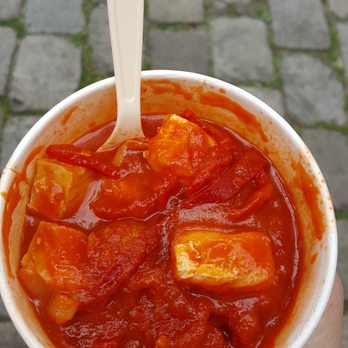 Fiskeriet - Bacalao, not my cup of tea...a bit too saucy/tomato-wey to eat just like this (even with bread) - Seafood Near Me - Oslo, 03
