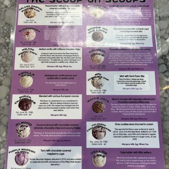 Josh & John's - Flavors - Ice Cream & Frozen Yogurt Near Me - Colorado Springs, Colorado