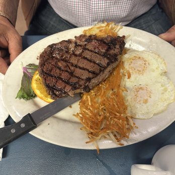 Mama K's Diner - Rib eye breakfast - Diners Near Me - Visalia, California Mama K's Diner - Rib eye breakfast - Diners Near Me - Visalia, California