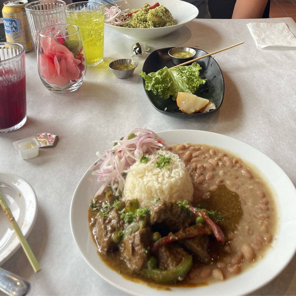 Peru Criollo - Seco de carne, chicha morada, already ate our anticuchos, and arroz con pollo oh and Inka Kola. - Peruvian Near Me - Chicago, Illinois Peru Criollo - Seco de carne, chicha morada, already ate our anticuchos, and arroz con pollo oh and Inka Kola. - Peruvian Near Me - Chicago, Illinois
