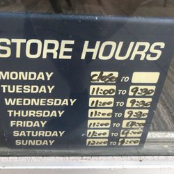Chinatown - Store hours