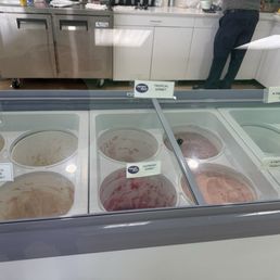 Sorbet selection on the right Sorbet selection on the right