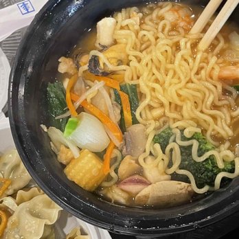 Tabletime - Seafood ramen with lots of vegetables and seafood. - Sushi Bars Near Me - New York, New York Tabletime - Seafood ramen with lots of vegetables and seafood. - Sushi Bars Near Me - New York, New York