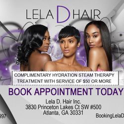 Lela D. Hair - Complimentary Offer when you spend $50 or more.