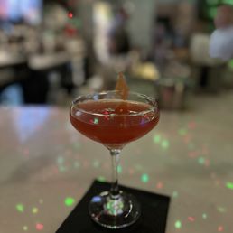A special cocktail John created A special cocktail John created