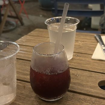 Miti Miti - Sangria on the patio! 9$ during happy hour - Latin American Near Me - Brooklyn, New York