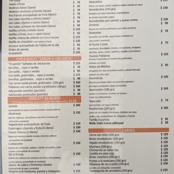 Alcatraces - Menú de Almuerzo p.1 - Mexican Near Me - Las Jarretaderas, NAY