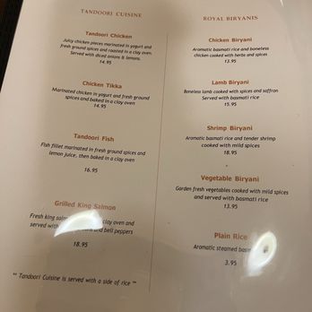 Royal Tandoor - Menu - Indian Near Me - Port Orchard, Washington