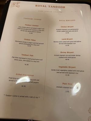Menu photo 4 Royal Tandoor Port Orchard, WA
