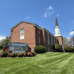 Community Praise Church - Exterior from corner of Russell & Braddock Rds