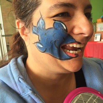 Atomic Bounce - Fishy face! - Face Painting Near Me Atomic Bounce - Fishy face! - Face Painting Near Me