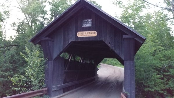 Historic Gold Brook Covered Bridge by null