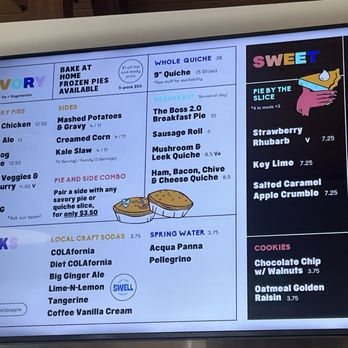 Pop Pie - Menu - Desserts Near Me - Carlsbad, California
