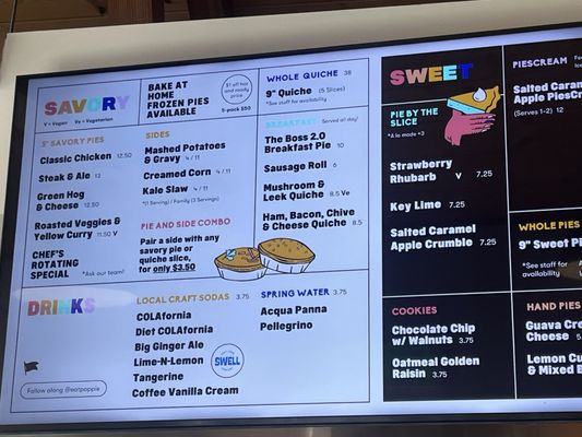 Menu photo 2 Pop Pie Carlsbad, CA