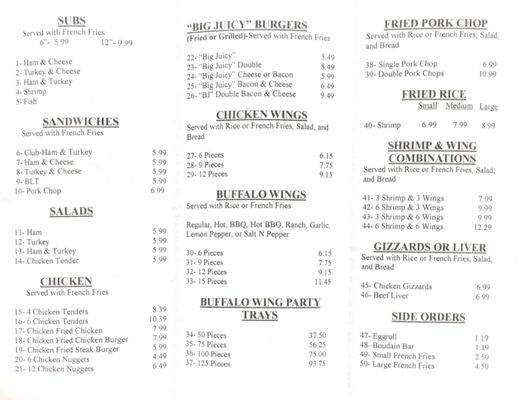 Menu photo 1 Crystal Seafood Orange, TX Menu photo 1 Crystal Seafood Orange, TX