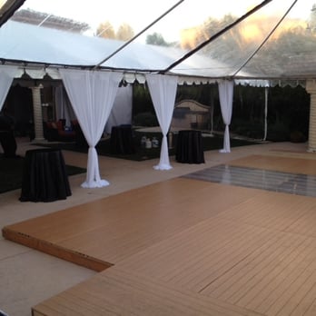 Platform Dance Floor Plexi Glass Pool Cover Rental Los Angeles Yelp