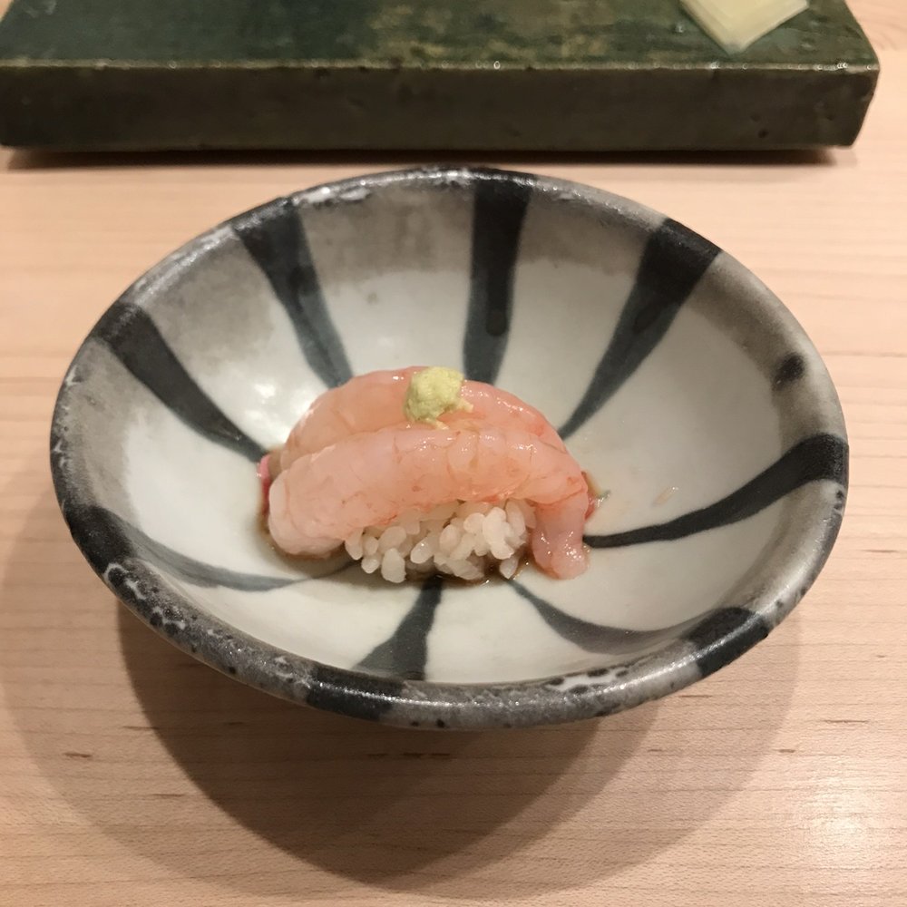 Sushi Kaneyoshi - Amaebi (Sweet Shrimp) from Hokkaido - Sushi Bars Near Me - Los Angeles, California Sushi Kaneyoshi - Amaebi (Sweet Shrimp) from Hokkaido - Sushi Bars Near Me - Los Angeles, California