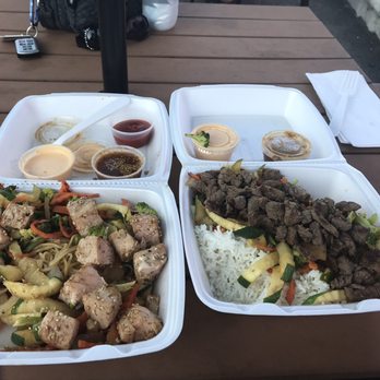 Hoshi - Tuna and filet hibachi - good stuff - Food Trucks Near Me