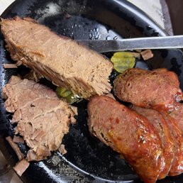 Brisket, supposedly a mix of lean and moist but I've had saltines that were more moist! Brisket, supposedly a mix of lean and moist but I've had saltines that were more moist!