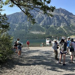 Glacier Park Boat Company - Boat dock waiting on loading