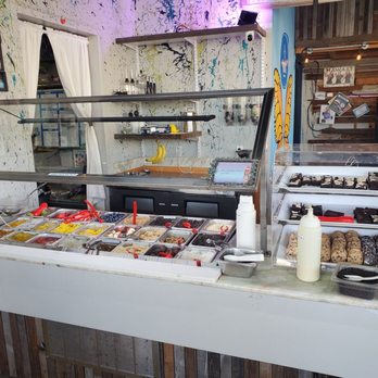 Frost - Brownies and multiple types of cookie dough - Ice Cream & Frozen Yogurt Near Me - Kailua, Hawaii Frost - Brownies and multiple types of cookie dough - Ice Cream & Frozen Yogurt Near Me - Kailua, Hawaii