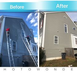 Daniel's Painting and Carpentry - Power washing and fresh paint siding