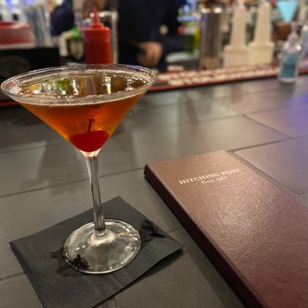 The Hitching Post Restaurant - a cocktail on the bar - Southern Near Me - Washington, DC, District of Columbia