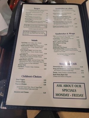 Menu photo 4 Peacock's Restaurant Stephenville, TX