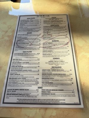 Menu photo 8 Marix Tex Mex Cafe West Hollywood, CA