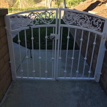 Santana's Iron Work - double gate - Fences & Gates Near Me - Ontario, California Santana's Iron Work - double gate - Fences & Gates Near Me - Ontario, California
